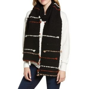 Frye Broken Stripe Muffler Scarf